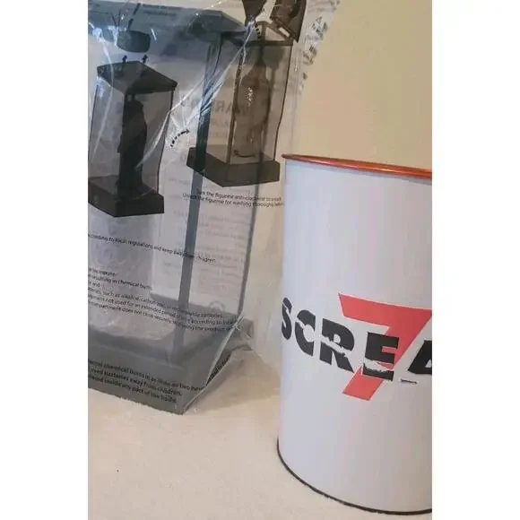 Scream 7 Ghostface Collectable Popcorn Lite Up Bucket 2 Cups With Popcorn Tin - Picture 3 of 9